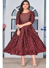 Golden Beautiful Look Vol 1 Anarkali Kurtis Catalog
